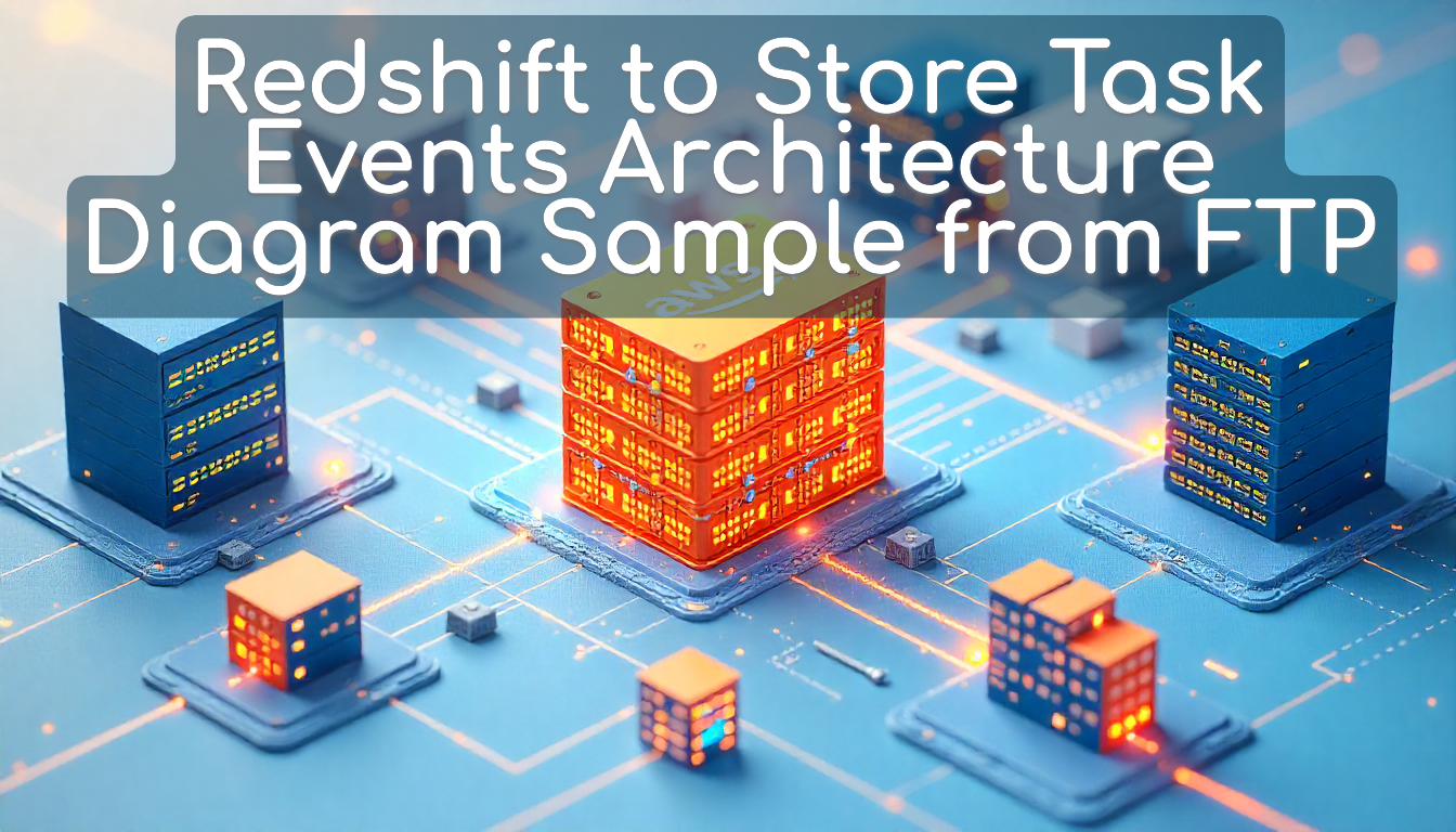 How to Build Redshift to Store Task Events Architecture Diagram Sample from FTP Sources in 2025